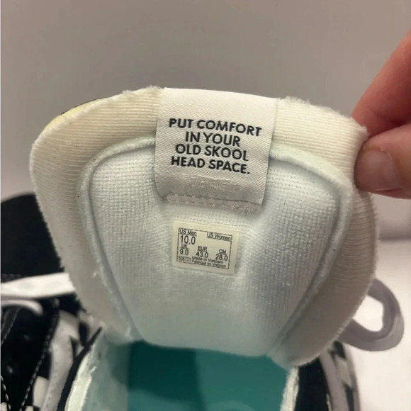 Vans OLD SKOOL OVERT COMFYCUSH Checkerboard Unisex Men’s Size 10 NWT - Picture 7 of 10